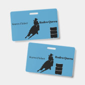 Badge Barrel Racer (Avant & arrière)