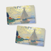 Badge Bateau Monet au Petit-Gennevilliers (Avant & arrière)