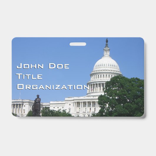 Badge Bâtiment du Capitole à Washington DC (Avant)