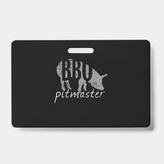 Badge BBQ| BBQ Pitmaster Pig Grill Grill Fars Day (Avant)