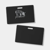 Badge BBQ| BBQ Pitmaster Pig Grill Grill Fars Day (Avant & arrière)