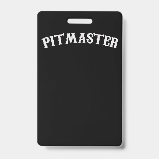 Badge BBQ | Chef Pitmaster BBQ Papa Fête des Pères (Avant)
