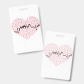 Badge Beat du coeur VII (Recto et verso)