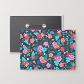Badge Beau arrangement Ditsy Floral Pattern-56576 (Recto/Verso)