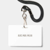 Badge Bébé mignon Sur L'Échelle De Poids Doula (Arrière avec lanière)