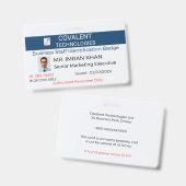 Badge Bedrijf|Professioneel|Onderneming|Kantoor (Voor- en achterkant)