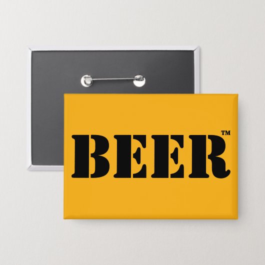 Badge Beer Trademark Button (Recto/Verso)