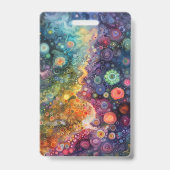 Badge Belle couleur Whimsical Retour à l'école (Dos)