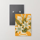Badge Belles Fleurs (Recto/Verso)