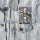 Badge Belles fleurs japonaises (Insitu)