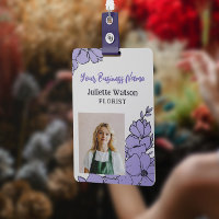 Belles fleurs violettes Floral Employé Photo