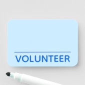 Badge "BÉNÉVOLE" simple (En situation)