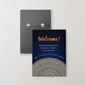 Badge Bienvenue au Sri Lanka (Recto/Verso)