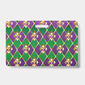 Badge Bijoux Fond Mardi Gras (Arrière)