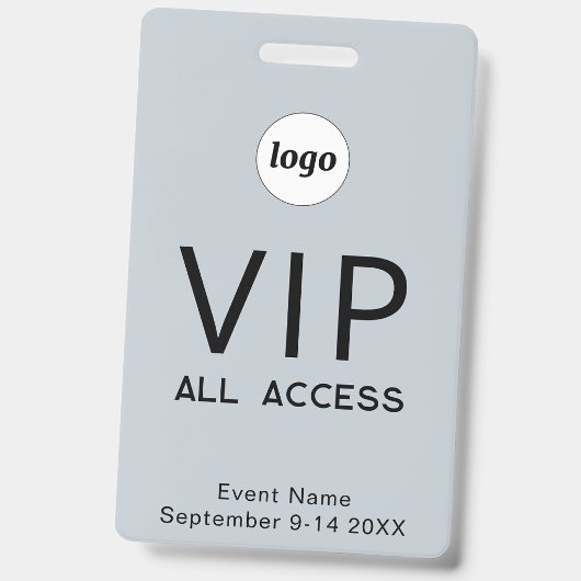 Badge Billet d'accès VIP à tous les événements Simple Lo
