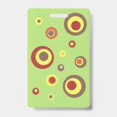 Badge Billet de passage pour une infirmière hérisson mig (Arrière)