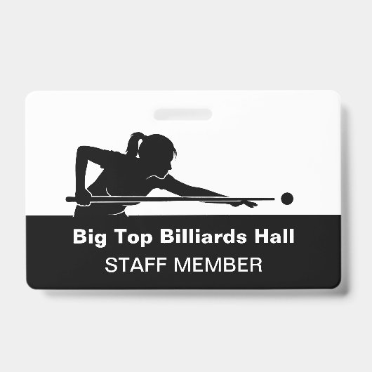 Badge Billiards Pool Hall And Event Staff Member Budget (Avant)