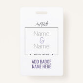 Badge Biologique voulez-vous m'épouser orion nebula ÉDIT (Devant)