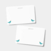 Badge Birdy  (Avant & arrière)