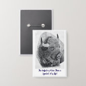 Badge Bison d'Amérique (Recto/Verso)