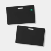 Badge Black Irish horizontal petit (Avant & arrière)