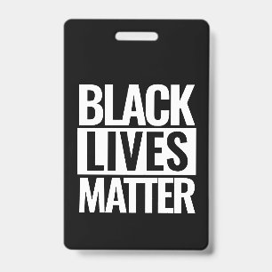 Badge Black Lives Matter Personnalisé