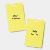 Badge Blanc (Front & Back)