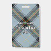 Badge Blason de Clan Bell sur tartan (Arrière)