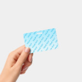 Badge Bleu ciel (couleur changeable!) Ombre & motif de t (Manuel / portable)