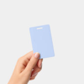 Badge Bleu clair uni couleur pervenche (Manuel / portable)