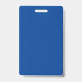 Badge Bleu feuille or (Arrière)
