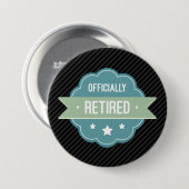 Badge Bleu Officiellement Retiré (Devant & derrière)