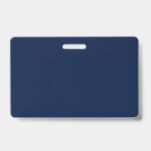 Badge Bleu Or Couleurs Professionnel Tendance Étoile d'O (Arrière)