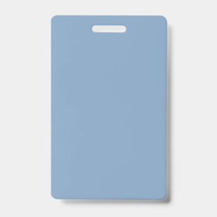 Badge Bleu pastel uni couleur poussiéreuse solide