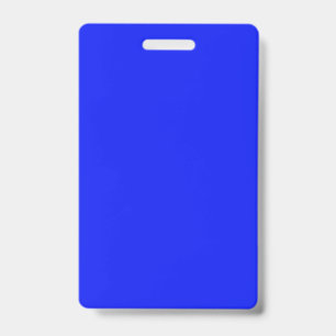 Badge Bleu saphir uni couleur unie bleu vif