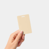 Badge Bleu uni couleur sable clair beige blanc (Manuel / portable)