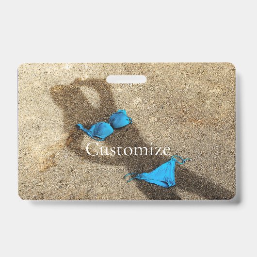 Badge Blue Bikini Beach Sand Thunder_Cove (Avant)