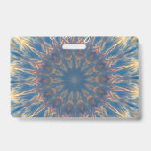 Badge Blue Chakra Kaleidoscope Thunder_Cove (Arrière)