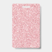 Badge Blush Glitter hair salon elegant script photo (Dos)