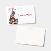 Badge Bonafide barre serveuse Thunder_Cove (Recto et verso)