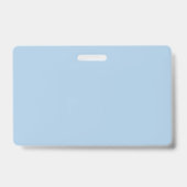 Badge Bonjour Blue Sky (Arrière)