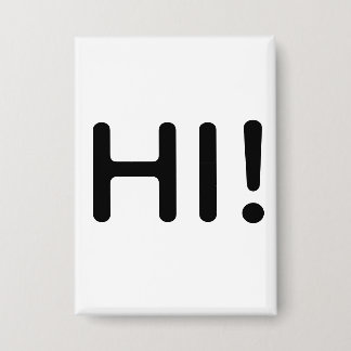 BADGE BONJOUR ! BOUTON