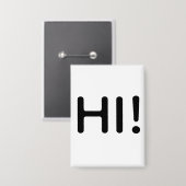 BADGE BONJOUR ! BOUTON (Recto/Verso)