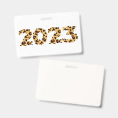 Badge Bonne année 2023 (Avant & arrière)