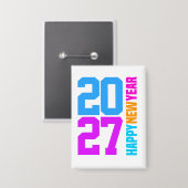 Badge Bonne année 2027 (Recto/Verso)