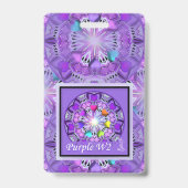 Badge Bonne chance au violet W2 (Arrière)