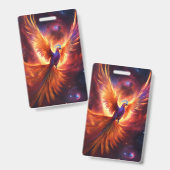 Badge « Bonne fête des Mères » : Phoenix Céleste (Avant & arrière)