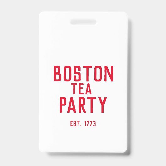 Badge Boston Tea Party (Avant)