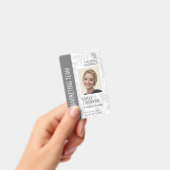 Badge Botaniques tropicales Gris Beauté Photo & Logo Per (Manuel / portable)