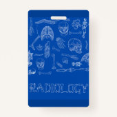 Badge Bouchon d'insigne Médicale vertical (Dos)